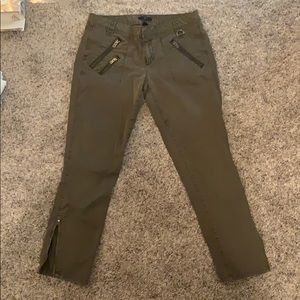 army green pants. GAP size 2
